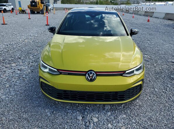WVW8A7CD3PW193677 2023 VOLKSWAGEN GTI Yellow Դիմացի տեսք