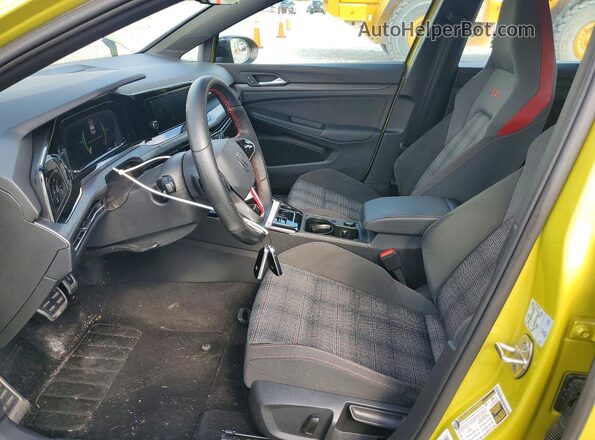 WVW8A7CD3PW193677 2023 VOLKSWAGEN GTI Yellow Սալոնի դիմացի տեսք