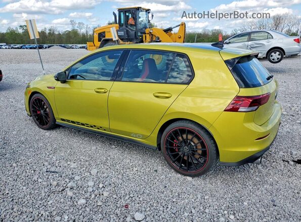 WVW8A7CD3PW193677 2023 VOLKSWAGEN GTI Yellow Հետևի ձախ