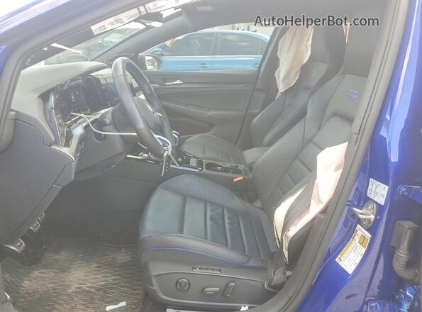 WVWBB7CD8PW139391 2023 VOLKSWAGEN GOLF Blue წინა სალონის ხედი