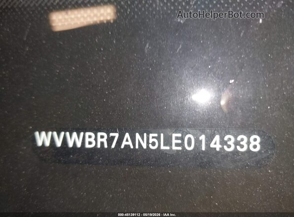 WVWBR7AN5LE014338 2020 VOLKSWAGEN ARTEON Gray ძრავის განყოფილების ხედი