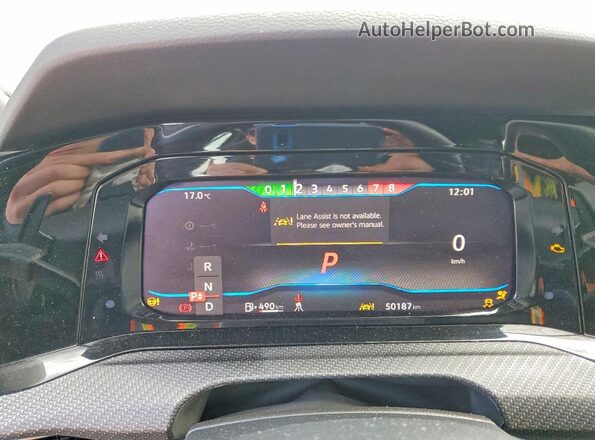 WVWCB7CDXRW112572 2024 VOLKSWAGEN GOLF White Vista del cuadro de instrumentos