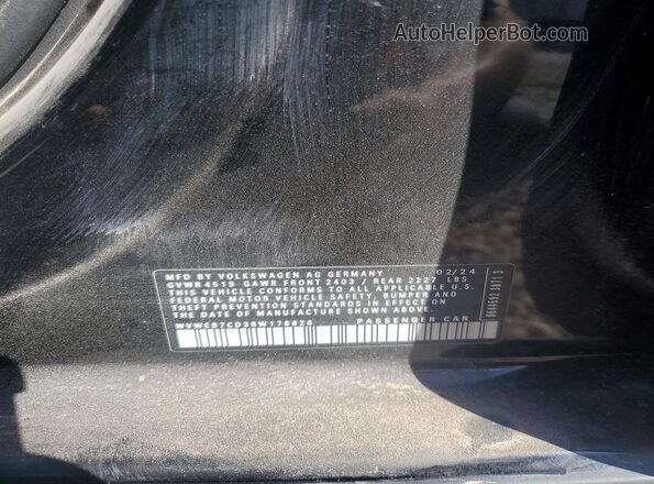 WVWEB7CD3RW178826 2024 VOLKSWAGEN GOLF Black Вид підкапотного простору