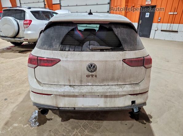 WVWR87CDXNW201674 2022 VOLKSWAGEN GTI White Widok z tyłu