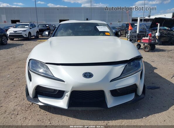 WZ1DB0C00NW048790 2022 TOYOTA GR SUPRA White Вид щитка приладів