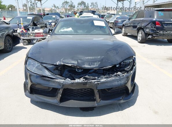 WZ1DB0C01NW053920 2022 TOYOTA GR SUPRA Black Widok wnętrza z tyłu