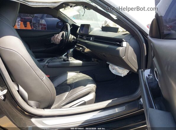 WZ1DB0C01NW053920 2022 TOYOTA GR SUPRA Black Widok wnętrza z przodu