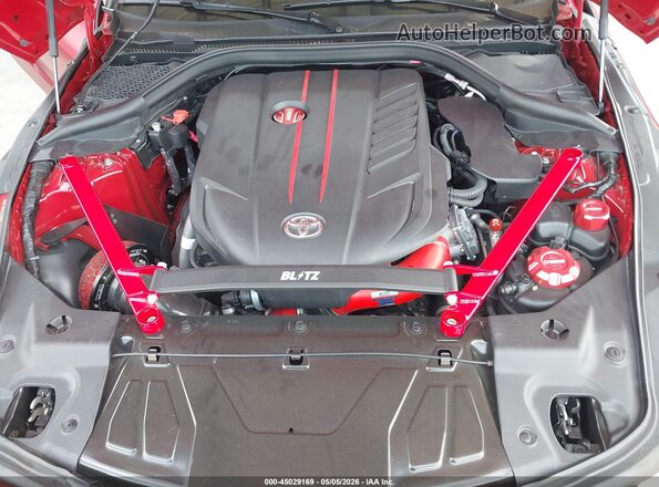 WZ1DB0C09NW046813 2022 TOYOTA GR SUPRA Red უკანა ხედი