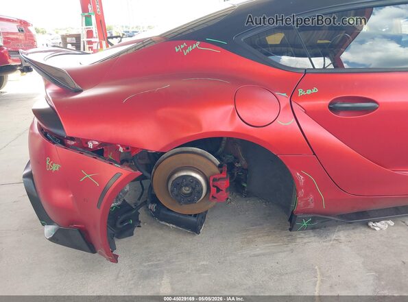 WZ1DB0C09NW046813 2022 TOYOTA GR SUPRA Red წინა ხედი