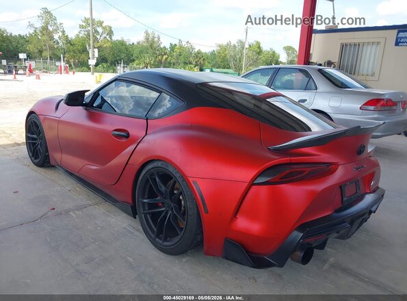 WZ1DB0C09NW046813 2022 TOYOTA GR SUPRA Red უკანა მარცხენა