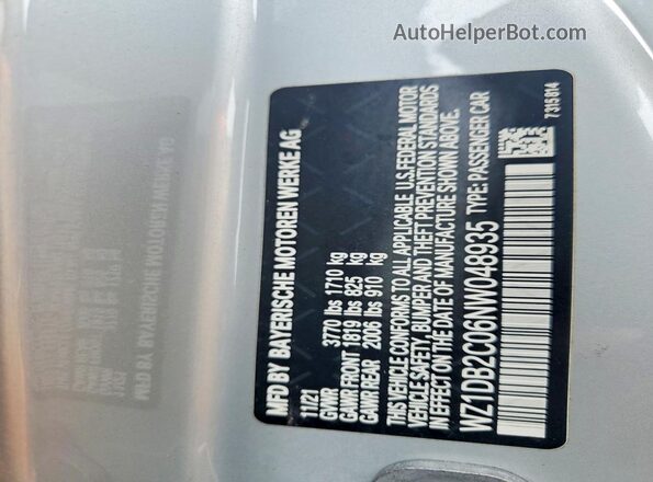 WZ1DB2C06NW048935 2022 TOYOTA GR Серебряный Вид подкапотного пространства
