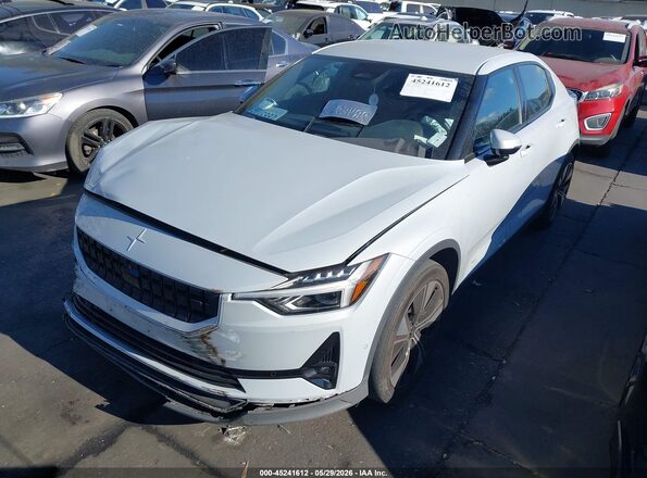 YSMED3KA2PL144874 2023 POLESTAR 2 White Передня ліва чверть