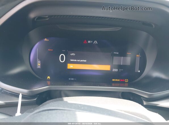 YSMEG3KA2PL115124 2023 POLESTAR 2 Gray უკანა სავარძლების ხედი