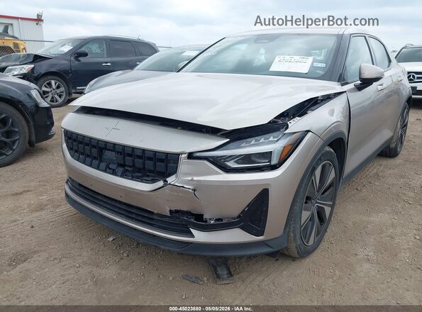 YSMEG3KA5PL116509 2023 POLESTAR 2 Желто-коричневый Вид спереди