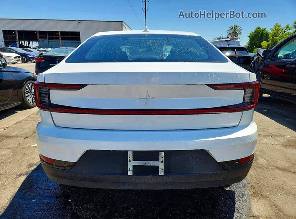 YSMEG3KA6PL157053 2023 POLESTAR 2 White Widok z tyłu