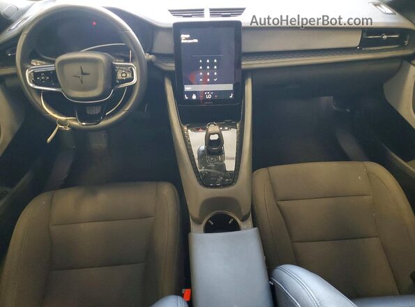 YSMEG3KA8PL149679 2023 POLESTAR 2 Gray Առջևի վահանակի տեսք