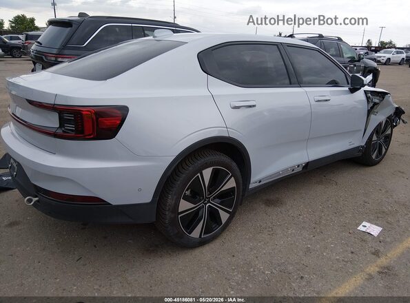 YSMFE3KA7RL221551 2024 POLESTAR 2 Белый Задняя правая четверть