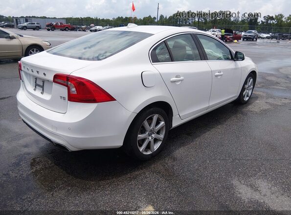 YV126MFK5G2408865 2016 VOLVO S60 White Trasero derecho