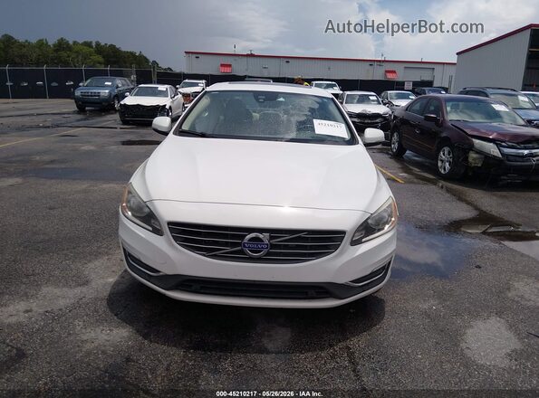 YV126MFK5G2408865 2016 VOLVO S60 White Vista del cuadro de instrumentos