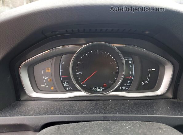 YV126MFK7G2414697 2016 VOLVO S60 Silver Սարքավորումների վահանակի տեսք