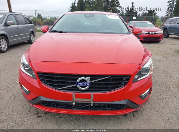 YV126MFL2H2430462 2017 VOLVO S60 Red Вид щитка приладів