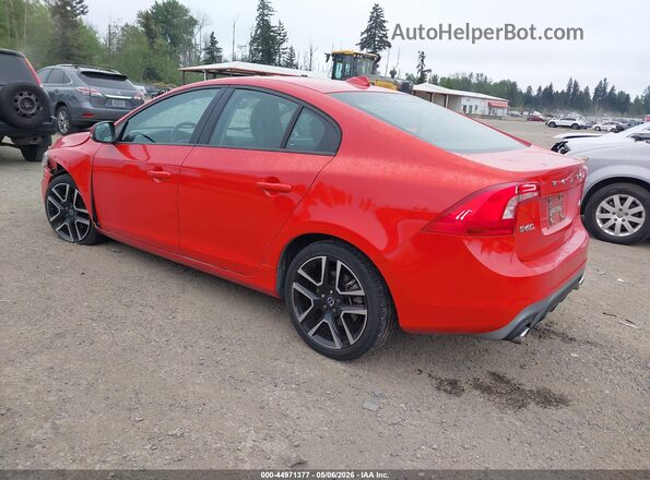 YV126MFL2H2430462 2017 VOLVO S60 Red Задня ліва чверть