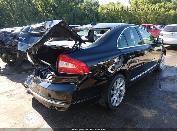 YV140MAM9G1195279 2016 VOLVO S80 Black Հետևի աջ