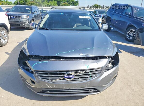 YV140MEK8H1361026 2017 VOLVO V60 Gray Вид спереду