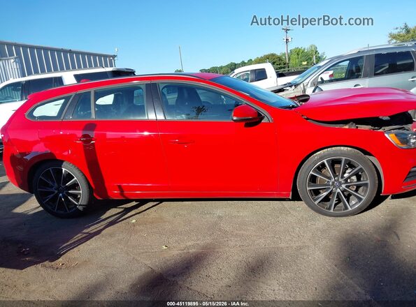 YV140MEL2J2382687 2018 VOLVO V60 Red Սալոնի հետևի տեսք