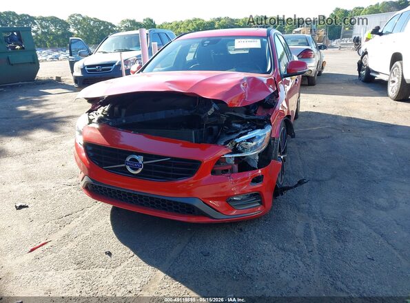 YV140MEL2J2382687 2018 VOLVO V60 Red Դիմացի տեսք