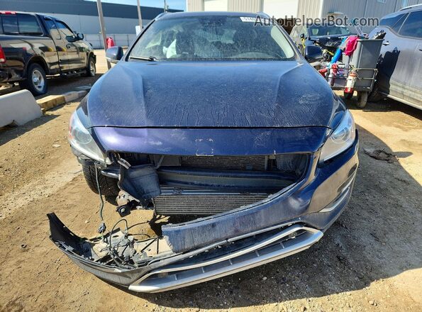 YV140MSK7H1333903 2017 VOLVO V60 Blue Widok z przodu
