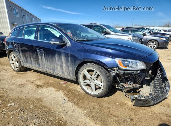 YV140MSK7H1333903 2017 VOLVO V60 Blue Przód prawy