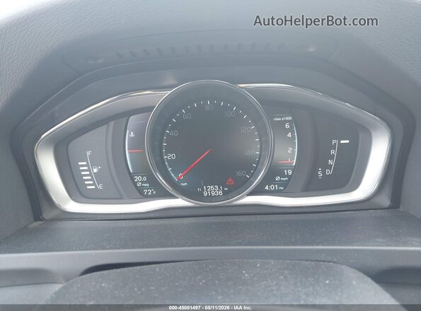 YV1612TK4G2390139 2016 VOLVO S60 White Вид задніх сидінь