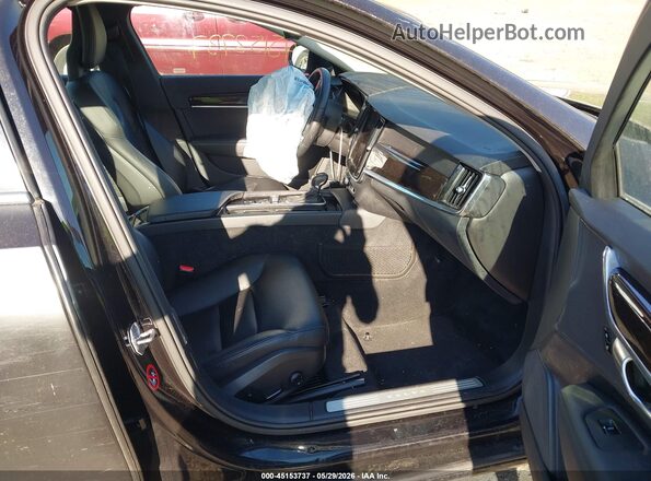 YV1A22MK2H1010695 2017 VOLVO S90 Black Vista interior delantera