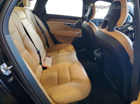 YV1A22ML1H1003472 2017 VOLVO S90 Black Вид задніх сидінь
