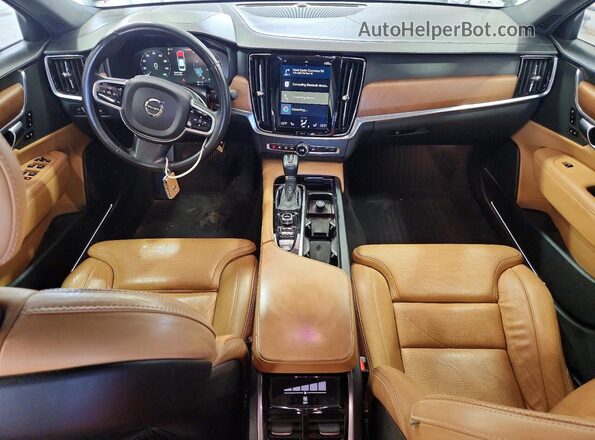 YV1A22ML2H1016814 2017 VOLVO S90 Blue Вид панелі приладів