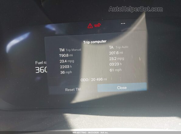 YV4062PB2S1375531 2025 VOLVO XC90 Gray Widok tylnych siedzeń