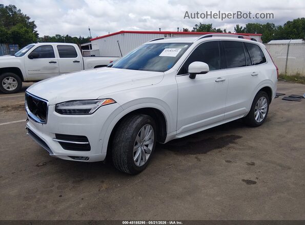 YV4102CK4J1341648 2018 VOLVO XC90 White Առջևի ձախ երեք քառորդ տեսարան