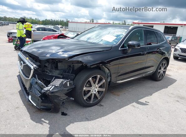 YV4102DL4L1534862 2020 VOLVO XC60 Black Առջևի ձախ երեք քառորդ տեսարան