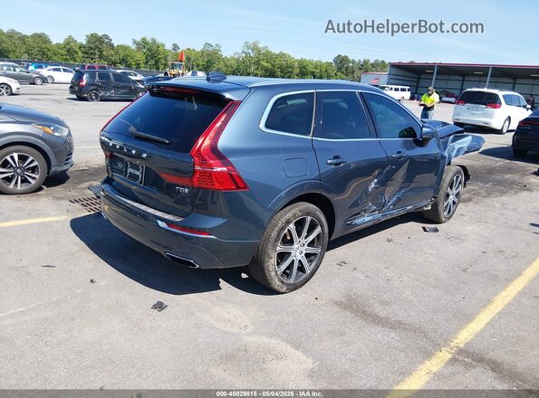 YV4102DL8L1575012 2020 VOLVO XC60 Синий Задняя правая четверть