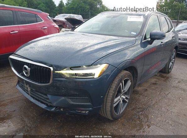 YV4102RK2J1045048 2018 VOLVO XC60 Синий Передняя левая четверть