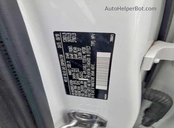YV4102RK5L1421924 2020 VOLVO XC60 White Вид підкапотного простору