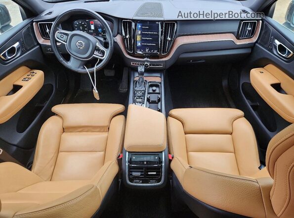 YV4102RL0L1571769 2020 VOLVO XC60 Gray წინა პანელის ხედი