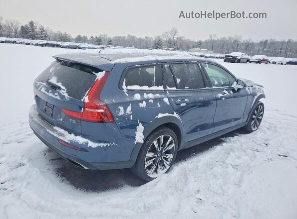 YV4102WK7N1088245 2022 VOLVO V60 Синий Задняя правая четверть