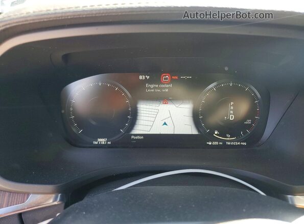YV4102WK7N2092595 2022 VOLVO V60 Серый Вид щитка приборов