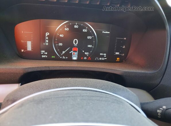 YV4102XK6H1140418 2017 VOLVO XC90 White Սարքավորումների վահանակի տեսք
