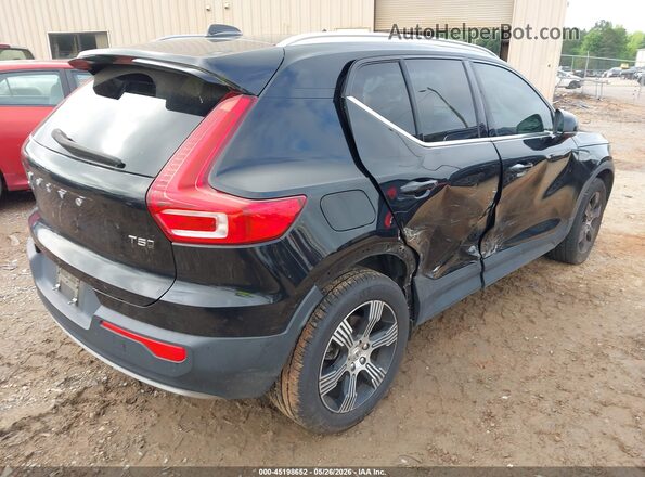 YV4162UL2N2656602 2022 VOLVO XC40 Black უკანა მარჯვენა