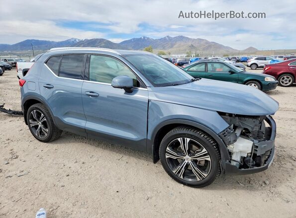 YV4162UL6L2251890 2020 VOLVO XC40 Синий Передняя правая четверть