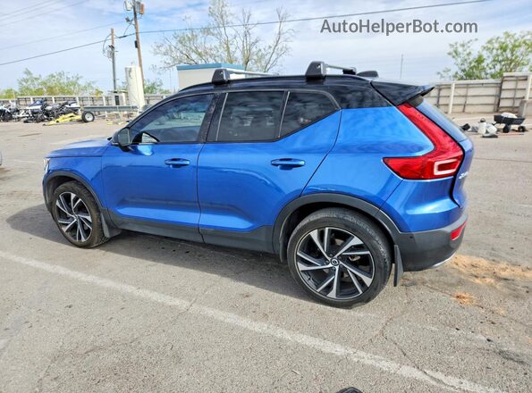 YV4162UM4K2094612 2019 VOLVO XC40 Blue Задня ліва чверть