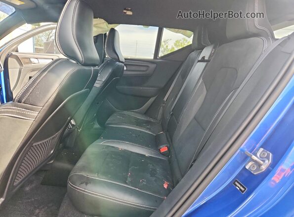 YV4162UM4K2094612 2019 VOLVO XC40 Blue Вид задніх сидінь